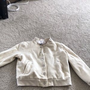 Solid & striped bomber jacket